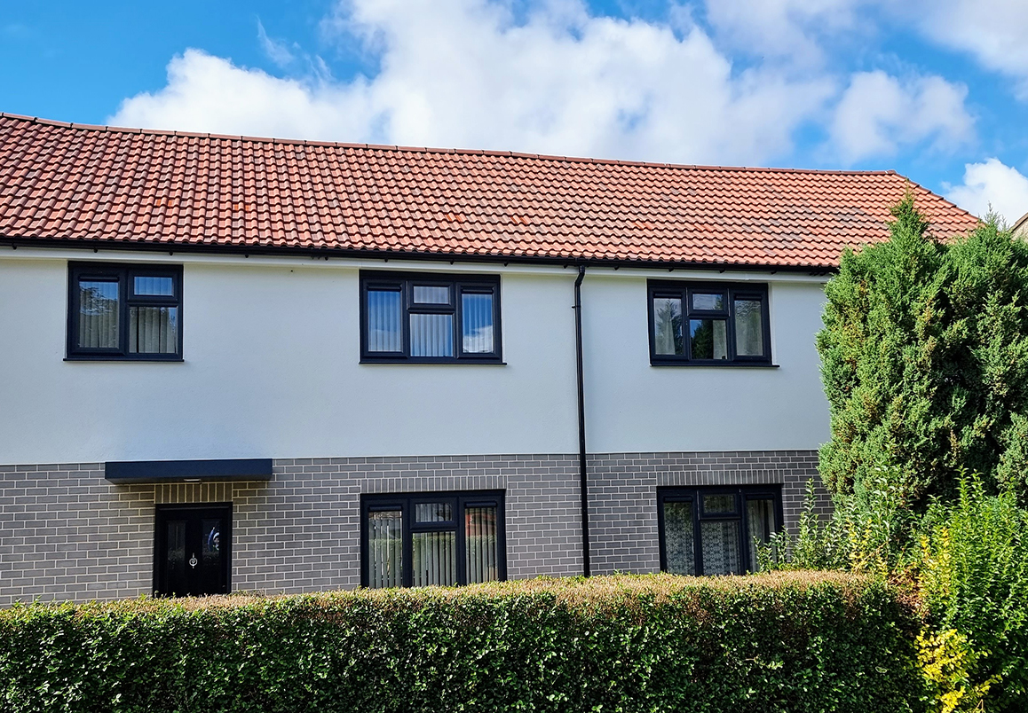 external retrofitted home